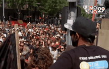 เดินขบวนประท้วงในวันชาติออสเตรเลีย