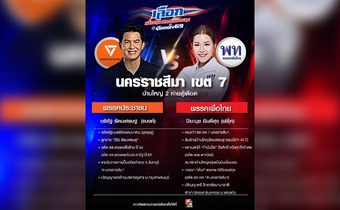 “บ้านใหญ่” สวมเสื้อ “ส้ม” ท้าชนแชมป์เก่า| เขตเลือกตั้งที่ 7 นครราชสีมา