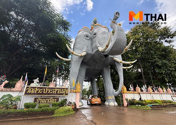 ลอดท้องช้าง กราบหลวงปู่บุญมี ชมพระอุโบสถบนเรือสุพรรณหงส์ วัดสระประสานสุข