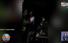 ตร.แจงคลิปผวาเป่าแอลกอฮอล์ กลัวติดโควิด-19