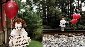 พี่ชายชั้นกลัว!! พี่ชายวัย 17 จับน้อง 3 ขวบ แต่งเป็นตัวตลกร้าย Pennywise หลอนยิ่งกว่าหลอน