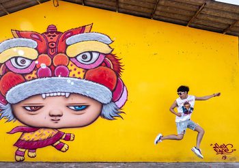 Street Art น้องมาร์ดี จุดแวะถ่ายรูปสุดฮิปแห่งเมืองพังงา