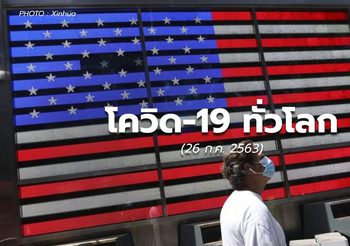 สถานการณ์โควิด-19 ทั่วโลก – 26 ก.ค. 63