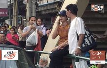 แท็กซี่เดือด! ยิงหนังสติ๊กใส่รถหรู “มาริโอ้” จนกระจกแตก