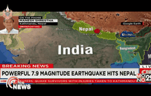 แผ่นดินไหวขนาด 7.4 ในเนปาล