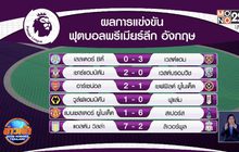 ผลการแข่งขันฟุตบอลพรีเมียร์ลีก อังกฤษ