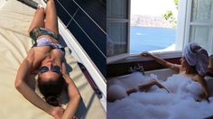 ไอซ์ อภิษฎา แซ่บซี๊ดจนฉุดไม่อยู่ อวดหุ่นสวยไกลถึงซานโตรินี!