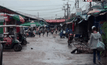 หวั่นน้ำท่วมตลาดโรงเกลือหลังฝนตกหนัก