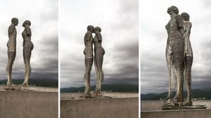 โศกนาฎกรรมความรัก สู่ งานประติมากรรมเคลื่อนที่ได้ สุดโรแมนติก