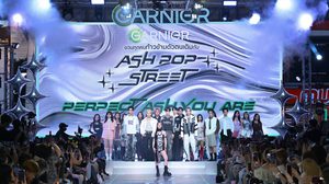 Garnier ทำถึง! ชวน เนเน่ พรนับพัน ยกทัพศิลปิน T-POP มาอวดสีผมใหม่! สี Cool Ash ที่อีเวนท์ ASH POP STREET ใจกลางสยามสแควร์