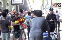 คุมเข้มสงกรานต์ถนนสีลม