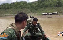 ตรวจยึดไม้สักอำพรางเป็นเรือนแพในอุทยานฯแม่ปิง