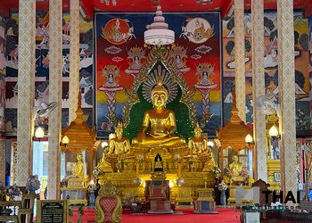 กราบพระพุทธจอมเมือง ปั้นมือโดย หลวงปู่เสาร์ กันตสีโล วัดเลียบ อุบลราชธานี