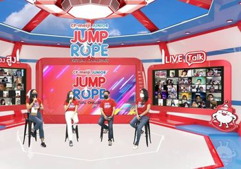 ครั้งแรกของไทย! กิจกรรมกระโดดเชือกออนไลน์ระดับเยาวชน “CP-Meiji Junior Jump Rope Virtual Challenge”