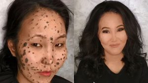 มหัศจรรย์การแต่งหน้า! เปลี่ยนสาวหน้าไฝ เป็นสาวเกาหลี สวยจนแทบจำไม่ได้