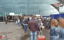 ไฟไหม้สนามบินในรัสเซีย