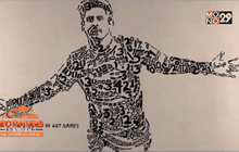 ศิลปะภาพวาด “เมสซี่” จากตัวเลข