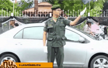 ชื่นชม นศ.วิชาทหาร จิตอาสาช่วยงานจราจร