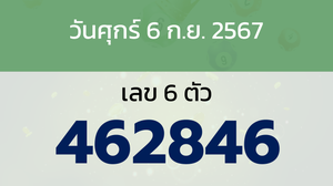 หวยลาว งวดวันศุกร์ 6 กันยายน 2567