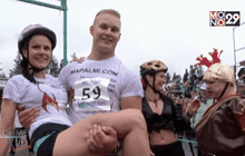 วิ่งแบกภรรยาชิงแชมป์โลกปีที่ 20