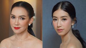 แสกกลาง มัดรวบต่ำ ทรงผมผู้หญิง สุภาพเรียบร้อย ทำง่ายเหมาะกับทุกโอกาส