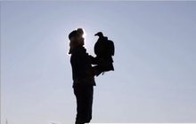 แข่งขันใช้เหยี่ยวล่าเหยื่อในคาซัคสถาน