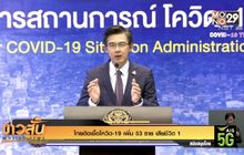 ไทยติดเชื้อโควิด-19 เพิ่ม 53 ราย เสียชีวิต 1