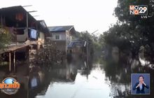 น้ำท่วมอุบลฯ ลดลงต่อเนื่อง