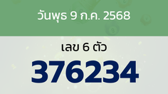 หวยลาว งวดวันพุธ 9 กรกฎาคม 2568