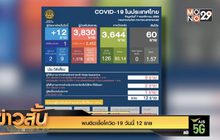 พบติดเชื้อโควิด-19 วันนี้ 12 ราย