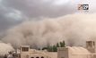 พายุทรายถล่มอิหร่าน