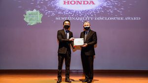 Honda  คว้ารางวัลเกียรติคุณสูงสุด Sustainability Disclosure Award 3 ปีซ้อน