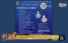 ศบค.พบผู้ป่วยโควิดใหม่ 16 ราย ติดเชื้อในประเทศ 1 ราย