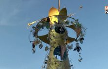 ประติมากรรมร่วมสมัย “ดอกสาธร”