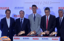 สื่อดังสเปนมอบรองเท้าทองคำให้ “โรนัลโด้”