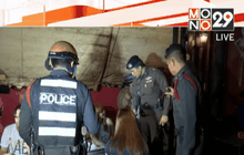 ตำรวจตรวจสถานบันเทิง ย้ำอย่าทำผิดกฎหมาย