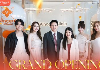Vincent Clinic เปิด 5 สาขาใหม่!! ขยายพื้นที่ให้บริการรองรับความต้องการของลูกค้าที่เพิ่มขึ้น!
