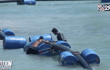 เร่งดูดทรายเติมชายหาดแหลมสมิหลากันคลื่นซัด