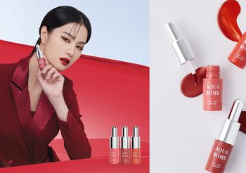 ปากสวยฉ่ำ พร้อมบำรุง ด้วย Aqua Bomb Lip Tint Serum ใหม่ล่าสุด! จาก SRICHAND