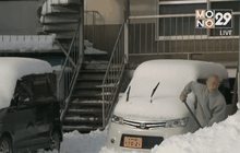 ตอนเหนือของญี่ปุ่นเผชิญหิมะตกและอากาศหนาวเย็น