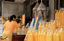 สำรวจตลาดขายสินค้าทำบุญเข้าพรรษา