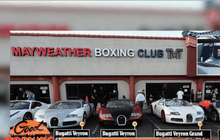 “ฟลอยด์” ขนซูเปอร์คาร์มาจอดโชว์ที่ค่ายมวย