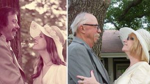 ถ่ายรูปย้อนเวลา!! ภาพฉลองงานแต่งงาน ครบรอบ 40 ปี แบบเก๋ๆ