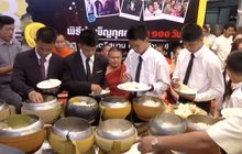 ทีมหมูป่าร่วมพิธีทำบุญ 100 วัน “จ่าแซม” ที่ร้อยเอ็ด
