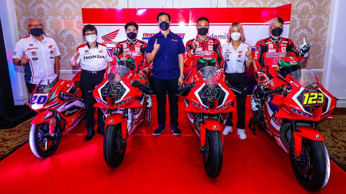 ‘ฮอนด้า’ ส่ง 3 นักบิดแถวหน้าล่าแชมป์ประเทศไทย ในศึก OR BRIC Superbike 2022