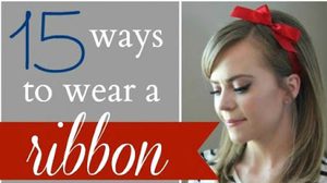 15 ไอเดีย ริบบิ้น ทำอะไรกับผมได้บ้าง