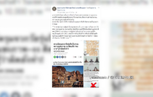 แจ้งความเอาผิด 5 นักท่องเที่ยว ปีนป่ายโบราณสถาน