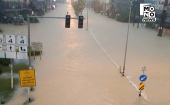 บขส.หยุดเดินรถ 5 เส้นทางใต้ น้ำท่วมสูงปิดทางเข้าหาดใหญ่