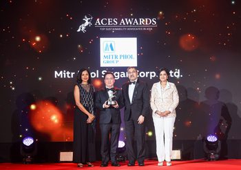 กลุ่มมิตรผล คว้ารางวัล ACES Awards 2024 ประเภท Top Sustainability Advocates in Asia ตอกย้ำความมุ่งมั่นในการพัฒนาและบริหารจัดการองค์กรอย่างยั่งยืน