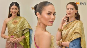 สวยสมมงมาก! ชมภาพ รุ่นพี่มิสยูนิเวิร์สไทยแลนด์ ในชุดไทย สวยสง่างาม